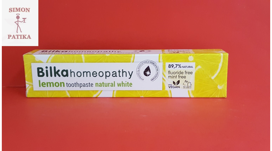 Bilka homeopátiás fehérítős fogkrém Citrom ízesítéssel 75 ml