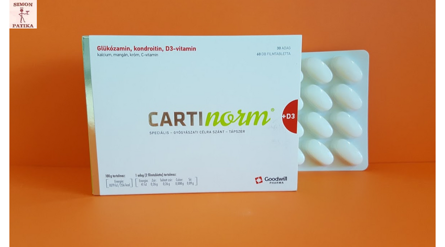 Cartinorm+D3 filmtabletta 60db