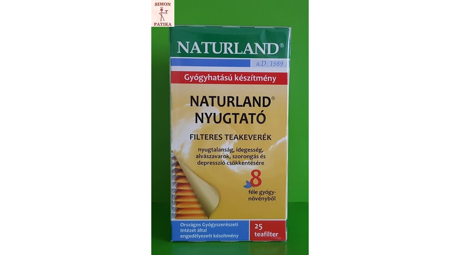 Naturland Nyugtató teakeverék filteres 25x