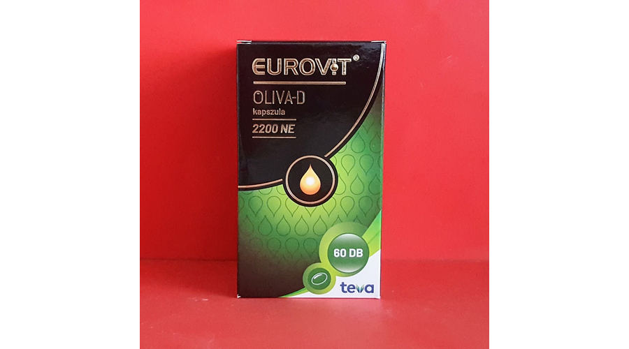 Eurovit Oliva D3 vitamin 2200 NE kapszula 60x